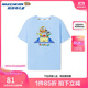 Skechers斯凱奇哆啦A夢聯(lián)名款 男女童夏季透氣限定短袖L325K083