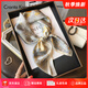 CRANTA KOMEIA真絲絲巾女2025新款桑蠶絲小方巾領(lǐng)巾圍脖媽媽生日七夕情人節(jié)禮物 熱帶叢林 高級感ck風(fēng)送老婆女朋友實用高檔
