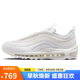 耐克NIKE休閑鞋女經(jīng)典氣墊AIR MAX 97運動鞋DH8016-100白37.5