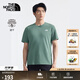 北面速干T恤男短袖休閑干爽舒適吸濕半袖透氣25新品|89QV HCH/鴨綠 L /175