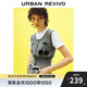 UR2025秋季新款女裝撞色拼接假兩件短袖針織衫UYU950110 淺灰 S
