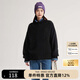 Marc O'Polo /MOP 春季新款半高領(lǐng)寬松薄款毛衣長(cháng)袖針織衫女士 黑色990 XS