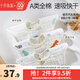 十月結(jié)晶嬰兒口水巾純棉防水圍嘴寶寶吃飯新生兒防吐奶紗布圍兜3條 3條組【建議0-2歲】【8層防水棉紗城市汽車(chē)】A類(lèi)