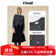 ELAND衣戀針織衫女舒適長袖毛衣開衫2025秋 深灰色(17)D/Grey S 160