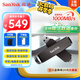 閃迪（SanDisk）512GB USB3.2 Type-C 雙接口 高速固態(tài)U盤(pán) 讀1000MB/s 寫(xiě)900MB/s 適用手機電腦 大容量金屬優(yōu)盤(pán)