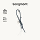 Songmont【文淇同款】山下有松愈心石水晶手工編織包包掛件配飾 凈念白 現貨