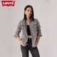 Levi's李維斯25年秋冬新款女士美式復(fù)古水洗做舊休閑牛仔襯衫外套 墨灰 S