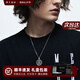銘揚(yáng)飾海 荷魯斯上帝之眼銀項(xiàng)鏈男士吊墜潮流個(gè)性百搭時(shí)尚綠松石圓牌掛墜 荷魯斯之眼吊墜【配鋼鏈55CM】