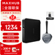 MAXHUB無(wú)線(xiàn)同屏器雙頻HDMI連接投屏器多屏幕互動(dòng)傳屏盒子急速無(wú)線(xiàn)傳屏支持多分屏 傳屏盒子WB03+1個(gè)傳屏器(2K傳輸可4分屏)