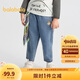 巴拉巴拉童裝寶寶牛仔褲男童女童長(zhǎng)褲2025秋蘿卜褲松緊腰百搭209325108206