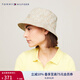 TOMMY HILFIGER秋冬女裝時尚休閑美式潮流字母滿印寬檐遮陽盆帽漁夫帽16039 米白色AEF 均碼 （頭圍57cm)