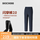 斯凱奇（Skechers）2025秋冬新款女防風長褲戶外加絨休閑運動褲直筒衛(wèi)褲P325W133