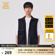 卡賓男裝寬松休閑馬甲24夏新款上衣外搭潮流商場(chǎng)同款W3242142004 煤黑色01 M (170) 48