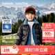 巴拉巴拉童裝兒童羽絨服2025新冬裝男童寶寶牛仔拼接外套三防209425107101