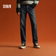 森馬（Semir）森柔牛仔牛仔褲男小直筒長(cháng)褲冬季褲子103724124106A
