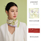 金三塔真絲絲巾女高檔禮盒裝桑蠶絲方巾送媽媽生日禮物教師節(jié)-四時(shí)有花