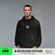 CHINISM CH赤塵經(jīng)典簡約logo印花連帽衛(wèi)衣男士春秋款休閑情侶帽衫上衣 黑色 （偏寬松，建議拍小一碼） L
