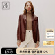 Marc O'Polo/MOP【商場(chǎng)同款】冬季新款羊皮夾克兩?？坌蓍e西裝女 巧克力棕774 M 36/165