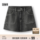 森馬（Semir）牛仔褲女顯腿長(cháng)短褲潮酷夏2025防走光高腰裙褲小個(gè)子109325122004