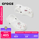 卡駱馳crocs檀健次同款經(jīng)典洞洞鞋輕便百搭男沙灘鞋包頭拖鞋10001 白色-100 37 (230mm) 38