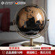 理沙星樹(shù)德國品質(zhì)地球儀高端擺件創(chuàng  )意輕奢地球儀擺件辦公室桌面擺設書(shū)房辦公桌酒柜現代家居裝飾品 中號-黑金-20cm直徑(中英文)