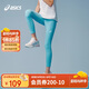 亞瑟士（asics）童裝2024年夏季女童打底褲九分褲大彈力運動褲332241234052