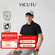 威可多（VICUTU）【Ever Polo】男士潮流橙標舒適短袖上衣棉免燙保羅衫 黑色（二代） XL