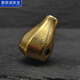 慕思語(yǔ)（MUSIYU）藏式黃銅鯊魚(yú)背三通佛頭文玩配飾菩提百香椰蒂108diy手串配件 三通佛頭配珠  B05-101