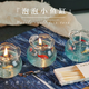 金日滿(mǎn)泡泡魚(yú)缸香薰蠟燭可愛(ài)迷你香氛臥室氛圍熏香小眾高級伴手生日禮物 【泡泡小魚(yú)缸】輕禮盒裝+小號復古禮袋