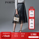 PORTS寶姿春夏女裝半身裙LM8S039KCP002 黑色 XS (2)