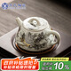 蘇氏陶瓷（SUSHI CERAMICS）水墨龍騰盛世(石瓢壺)非遺傳承人蘇愛珍老師作品泡茶壺J1025