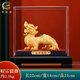 賀隆來(lái)絨沙金貔貅擺件客廳餐廳玄關(guān)辦公裝飾品公司喬遷禮品開(kāi)業(yè)大吉送禮 絨沙金富貴貔貅 中號22*14*21cm
