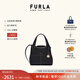 芙拉（FURLA）[秋冬新品]PRIMROSE牛皮女士迷你小托特包手提包輕便休閑斜挎包 黑色