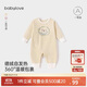 babylove嬰兒連體衣秋冬季加厚保暖衣服男女寶寶居家打底睡衣哈衣爬爬服