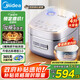 美的（Midea）電飯煲家用4L電飯鍋青瓷鼎釜內(nèi)膽4-5人智能預(yù)約多功能花瓣ih電飯鍋MB-HS4033國家補(bǔ)貼