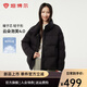 坦博爾羽絨服【初秋精選】女短款立領(lǐng)小個(gè)子輕便顯瘦面包服TBF530328T 黑色 L (170)