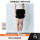 UR2025夏季新款女裝立體蝴蝶結裝飾裙褲造型短褲UYY650040 黑色 M