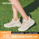斯凱奇（Skechers）糕糕鞋女鞋秋季厚底增高休閑鞋蕾絲戶(hù)外運動(dòng)鞋松糕鞋117520