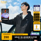 卡賓（CABBEEN）【三防】山系戶外連帽夾克男2024秋冬新款寬松休閑印花潮外套 煤黑色01 M /170/48