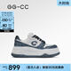 GG-CC【鞠婧祎同款】厚底板鞋2025新款做舊設(shè)計(jì)感增高休閑女鞋G25U5338 藍(lán)色 37