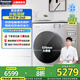 松下（Panasonic）洗烘一體滾筒洗衣機10公斤超薄全自動【小薄荷SD PP】納諾怡護理水氧泡沫凈智能投放戶外服洗 智投【小薄荷SD PP】XQG100-M1FA6