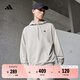 adidas休閑加厚毛圈連帽衛(wèi)衣套頭衫男女阿迪達(dá)斯官方輕運(yùn)動(dòng) 金屬灰   2XL