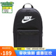耐克NIKE雙肩包中性電腦包旅行HERITAGE休閑包書包 DC4244-010黑中