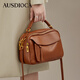 澳迪佳新年禮物真皮女包包2025新款高級感手提包頭層牛皮單肩包女斜挎包 焦糖色【送女友老婆女生新年禮物走心實(shí)用】