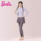 芭比分體泳衣女保守裙式長(cháng)袖長(cháng)褲高腰遮腹顯瘦沖浪海邊度假兩件套泳裝