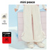 MiniPeace太平鳥(niǎo)童裝冬新女童休閑長(cháng)褲FBGBE4D44 白色 150cm