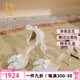OLJ奢侈高端品牌女鞋蝴蝶結(jié)高跟鞋2025新款細(xì)跟時尚通勤不累腳單鞋 銀色(跟高) 8cm 37