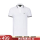 雨果博斯（HUGO BOSS）奢侈品男裝時(shí)尚休閑男士短袖POLO衫11890禮物 白色 L