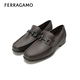 菲拉格慕（Ferragamo）冬季新款Gancini手工商務(wù)休閑男皮鞋642847 3E