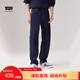Levi's李維斯男士568寬松直筒黑色簡約美式懷舊休閑復(fù)古牛仔長褲 深藍(lán)色 34 (32)